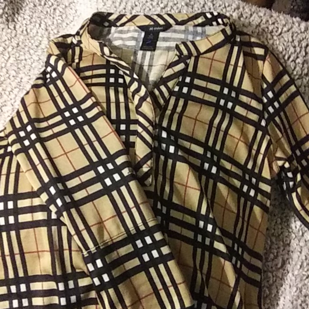 3\4 sleeve business casual blouse